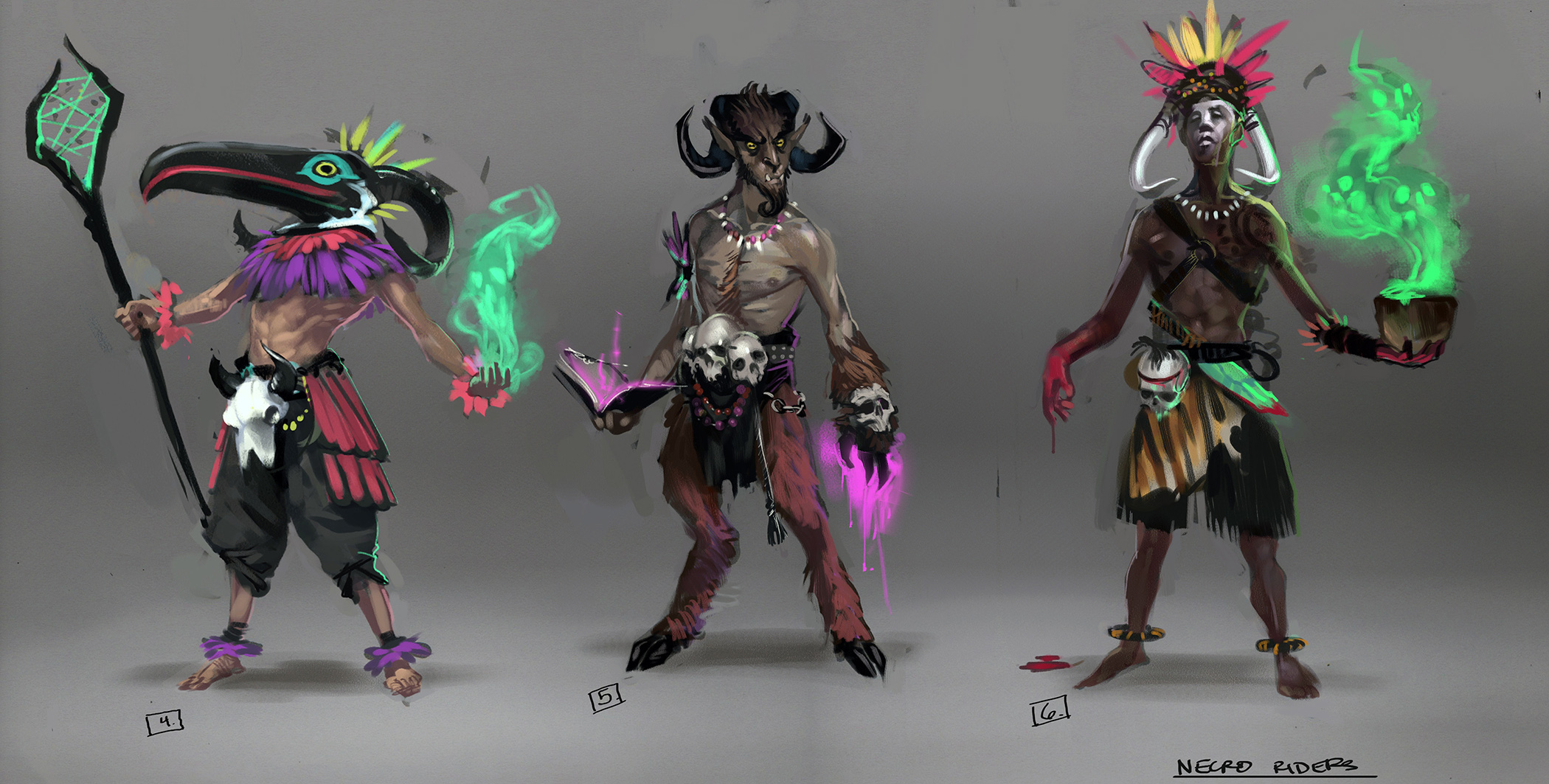 shaman concept art