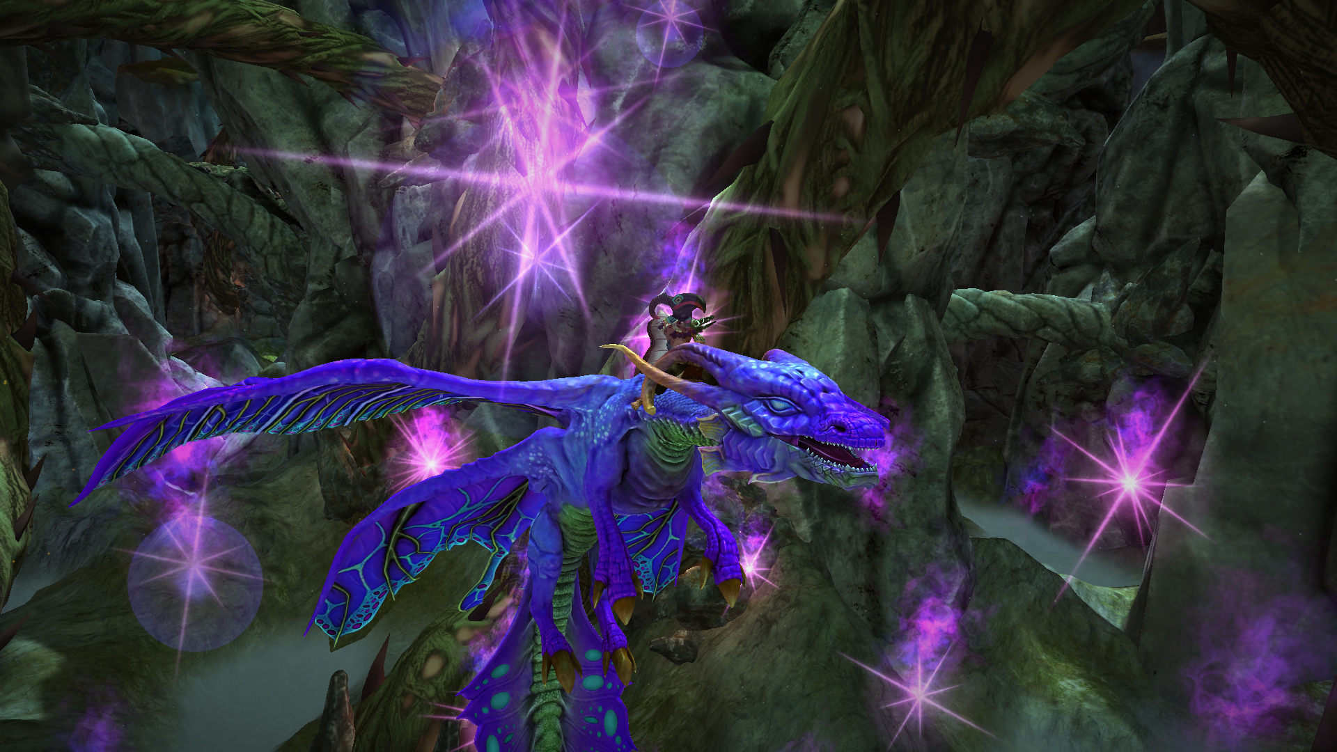 shaman riding the faerie dragon