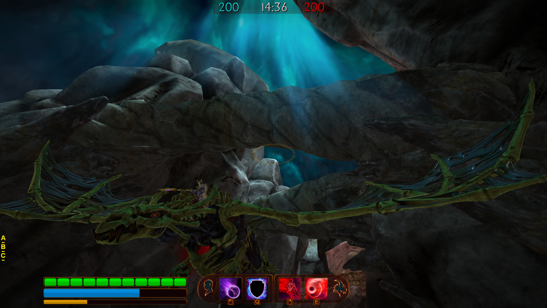 the mage astride the bone drake